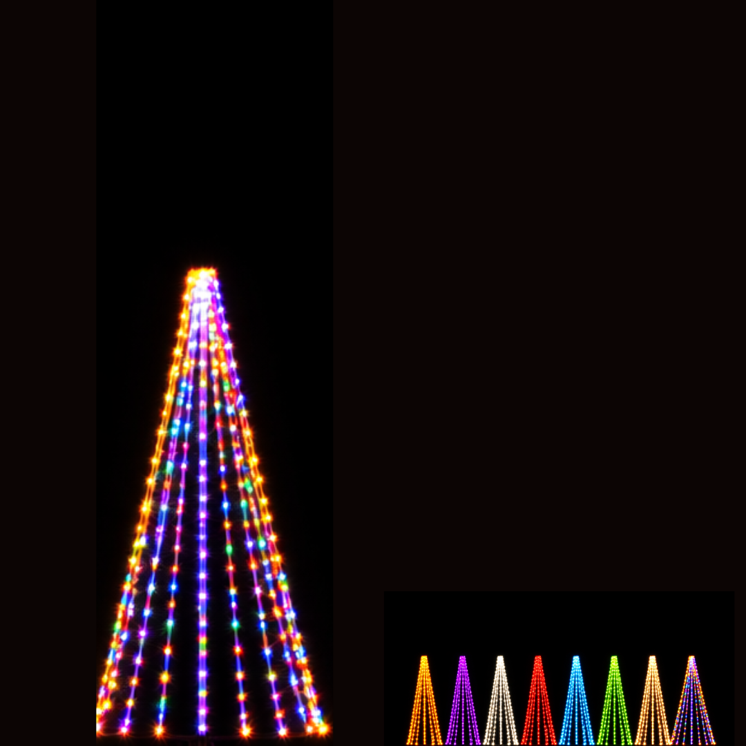 6ft 3D Tree Replacement Light Strings- Static (3406)