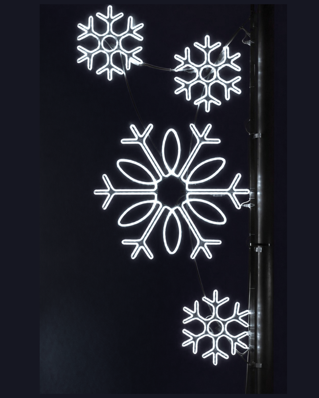 Neonflex- Pole Decoration - Snowflake Cluster