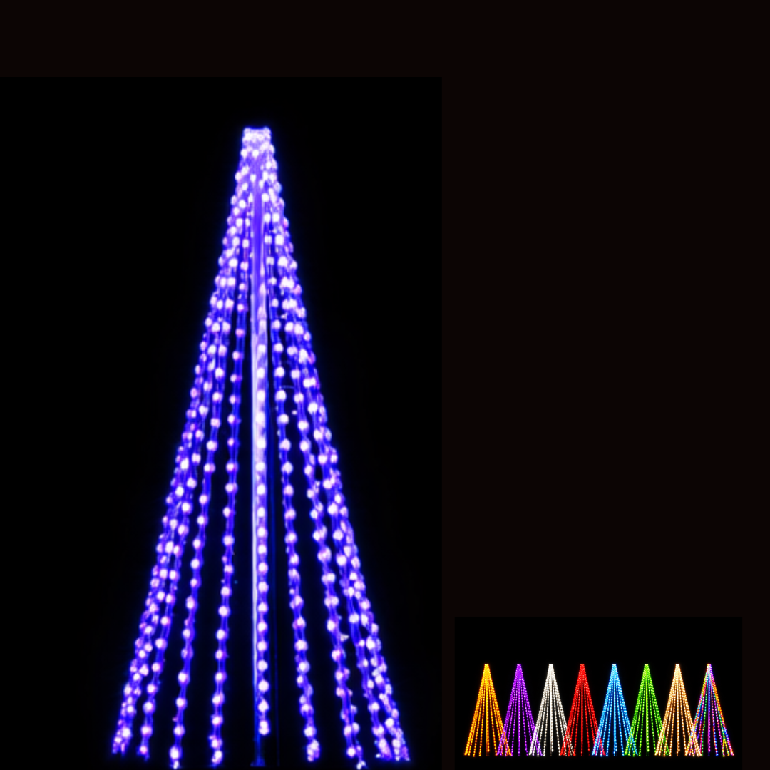 8ft 3D Tree Replacement Light Strings- Static (3401)