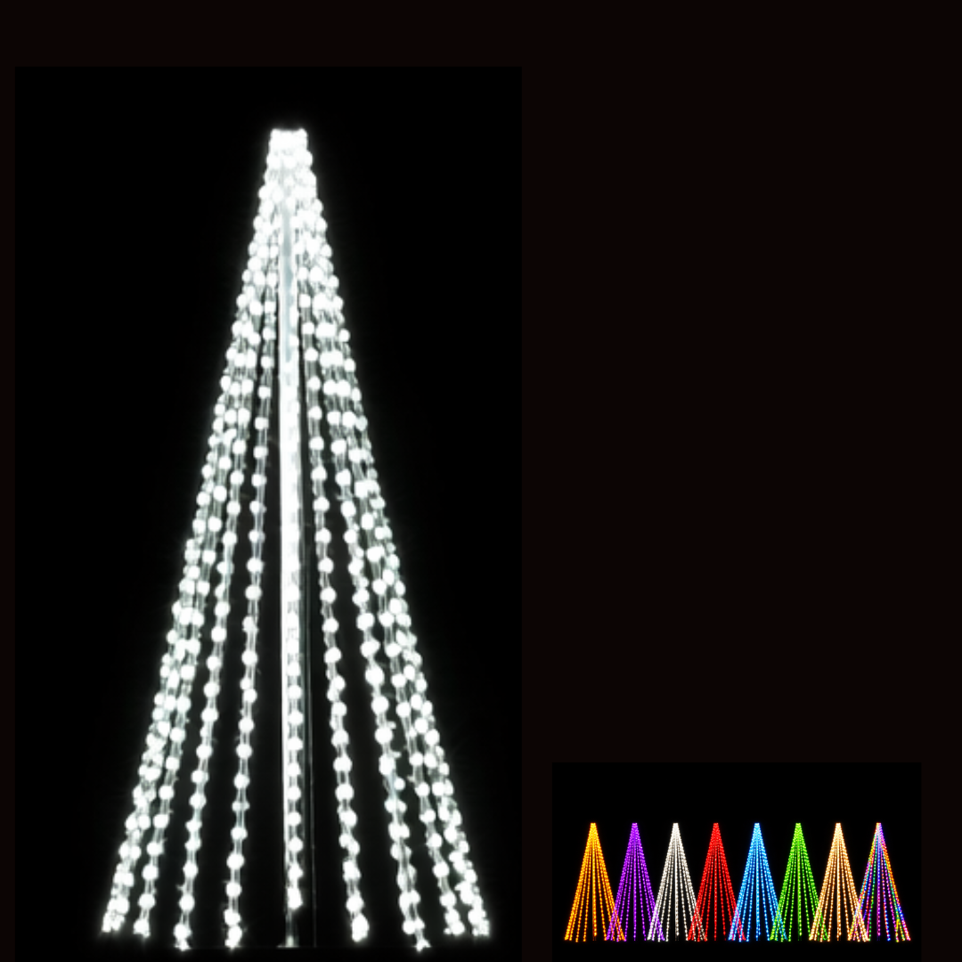 8 Ft. Static LED 3-D Tree