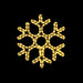 Warm white, snowflake, commercial quality, hangin, outdoor, Christmas, holiday, LED, rope light, quality, durable, motif, display, 2021