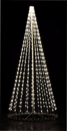 giant, life-size, commercial-grade, outdoor, Christmas, holiday, LED, bulb, lights, aluminum frame, quality, durable, motif, display, 2021, LED Tree, 3D, trees, white, pure white