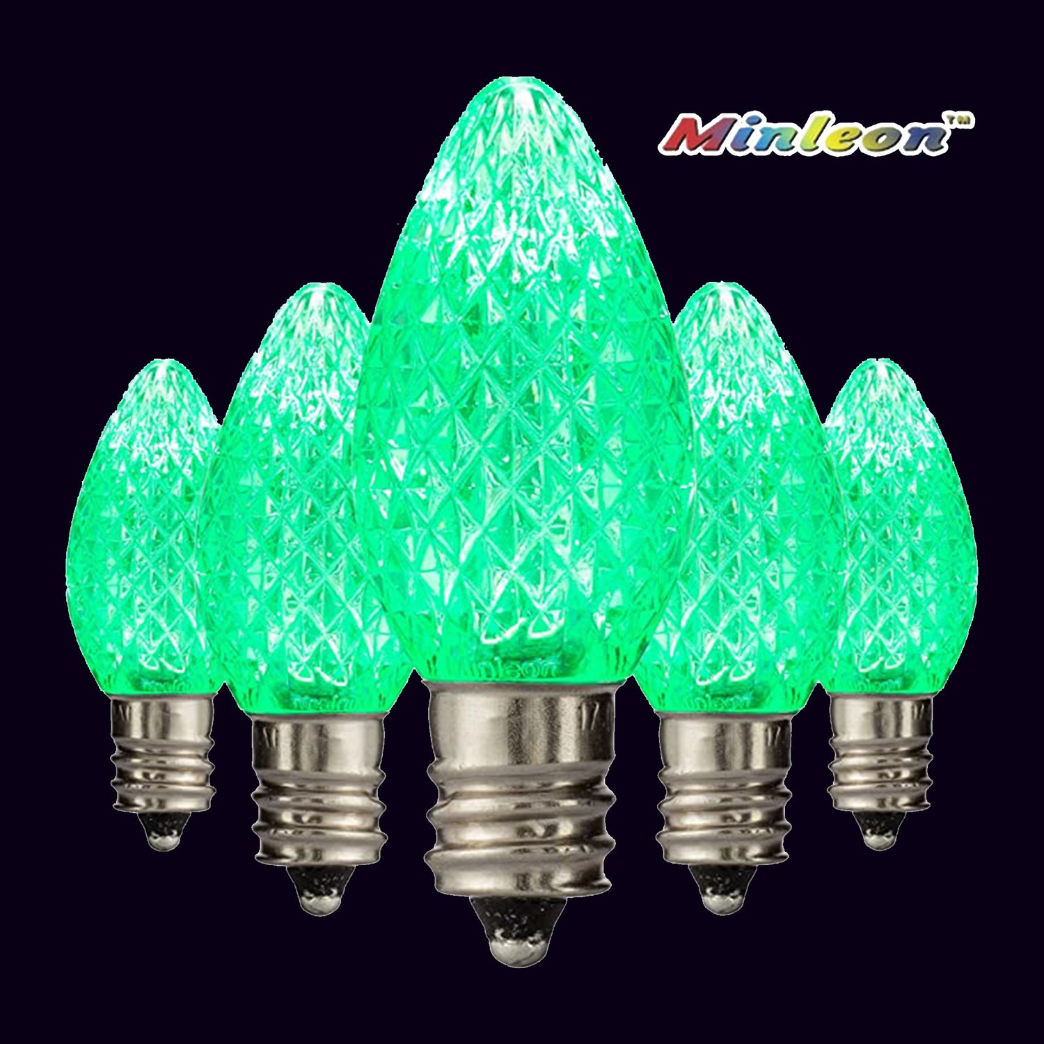 outdoor, indoor, LED, bulb, lights, quality, durable, commercial-grade, replacement, C7, 2021, static, minleon, green