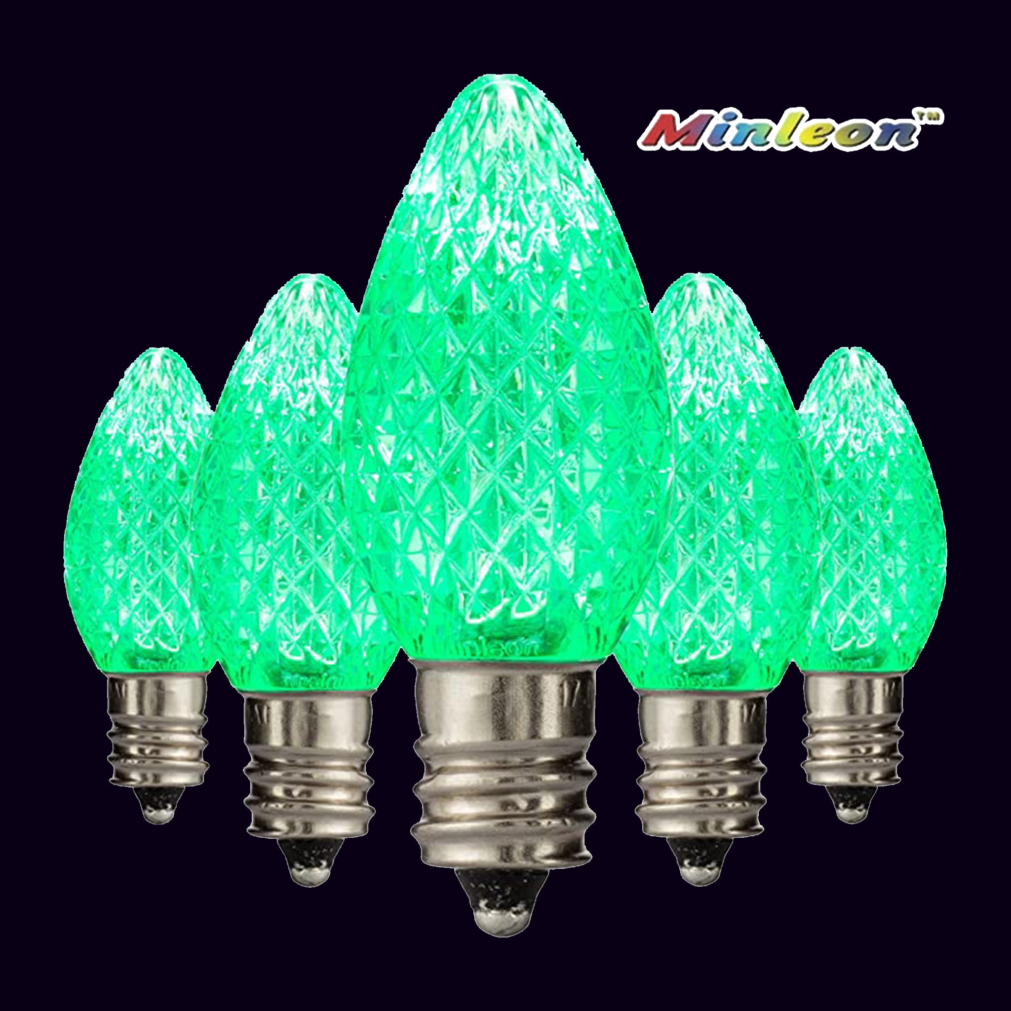 outdoor, indoor, LED, bulb, lights, quality, durable, commercial-grade, replacement, C7, 2021, static, minleon, green