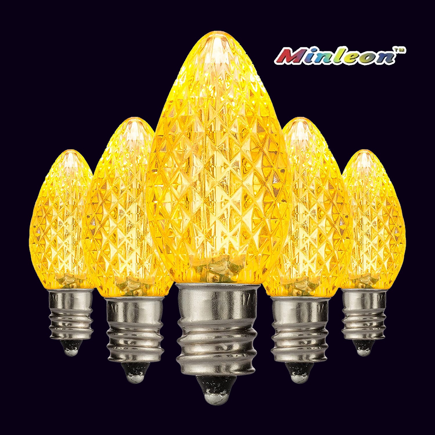outdoor, indoor, LED, bulb, lights, quality, durable, commercial-grade, replacement, C7, 2021, static, minleon, yellow