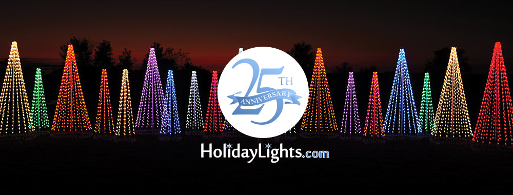 HolidayLights.com is celebrating 25 years in 2019 of serving their loyal customers timeless and durable holiday displays.