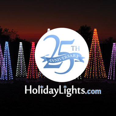 HolidayLights.com is celebrating 25 years in 2019 of serving their loyal customers timeless and durable holiday displays.