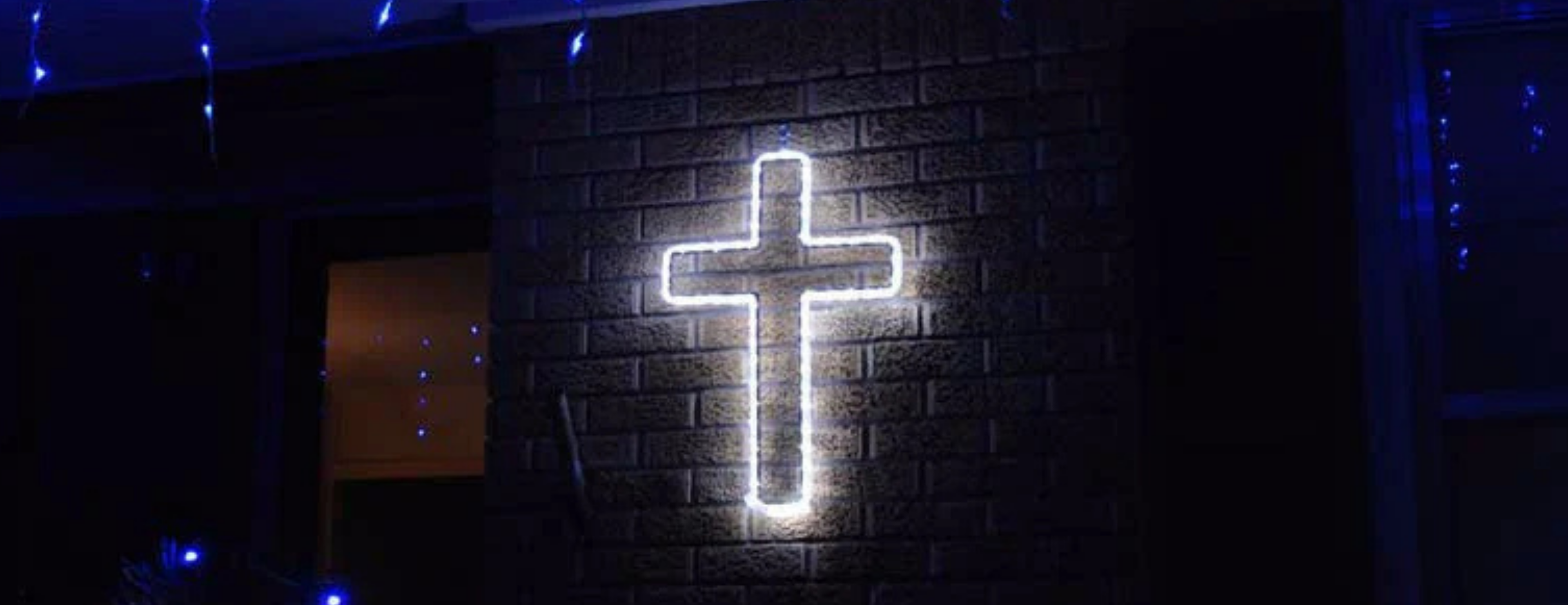 Outdoor Lit Crosses