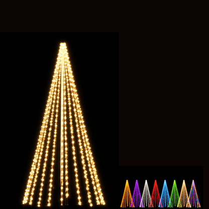 8ft 3D Tree Replacement Light Strings- Static (3401)