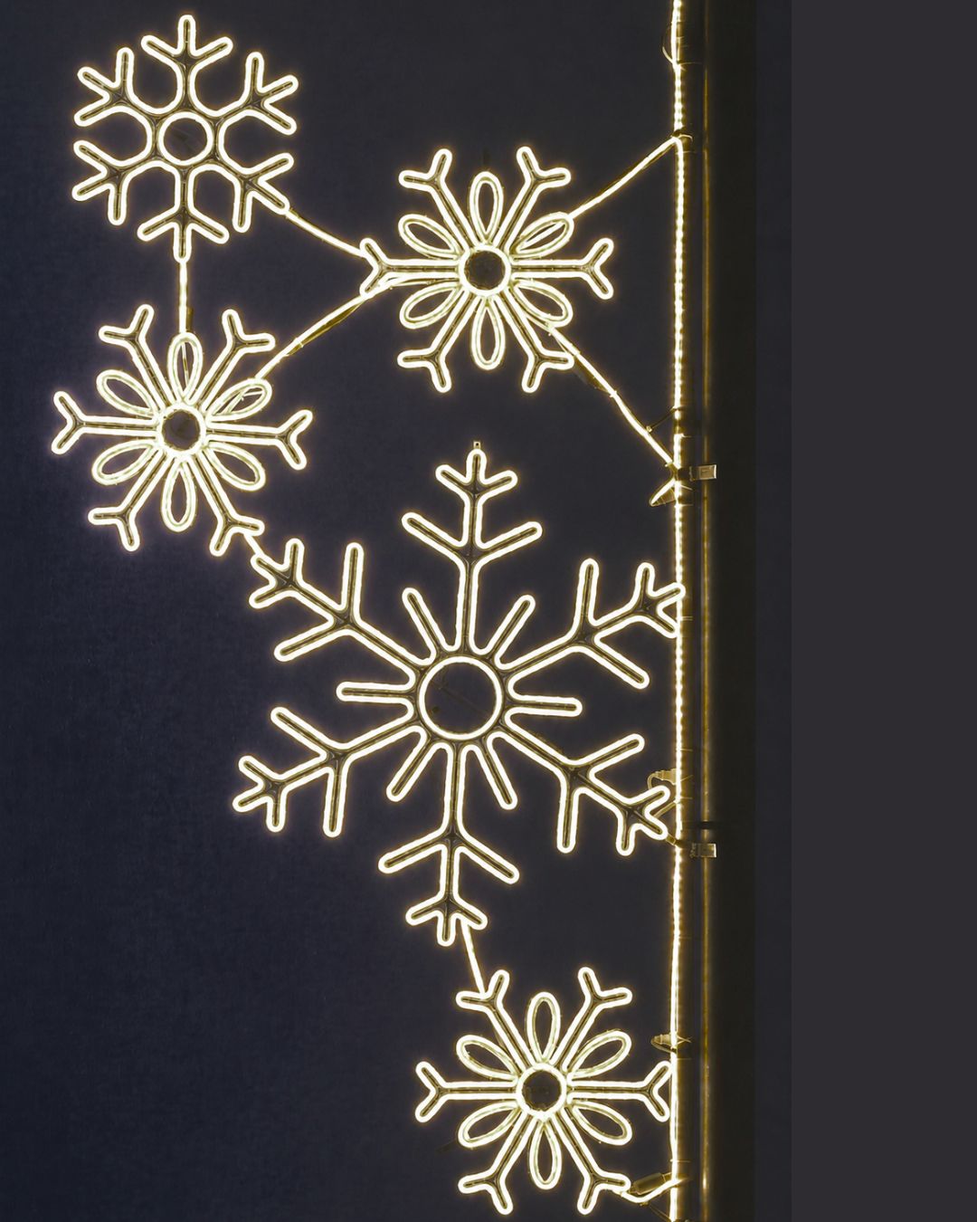 Neonflex- Pole Decoration - Snowflake Array
