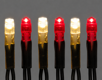 Pro 100 HD 5MM Mini Light Strings - STATIC Bulbs with Green Wire