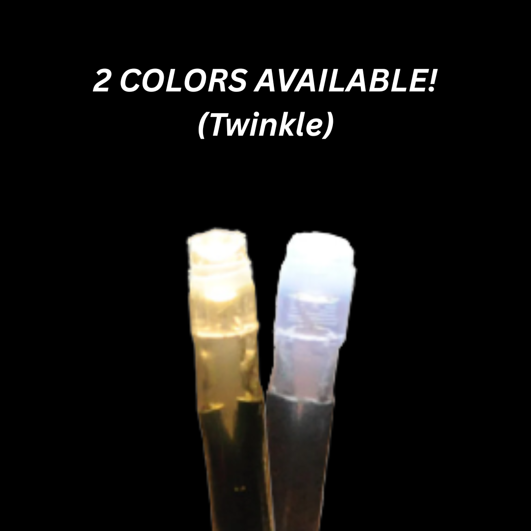 Pro 50 HD 5MM Mini Light Strings - TWINKLE Bulbs with Green Wire