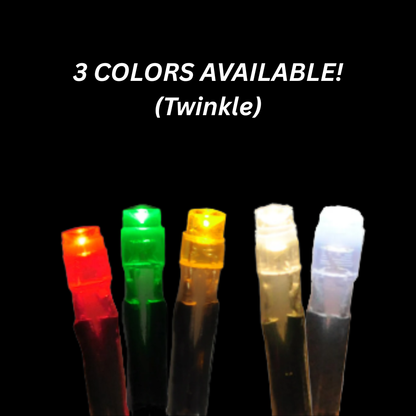 Pro 100 HD 5MM Mini Light Strings - TWINKLE Bulbs with Green Wire
