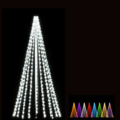 8ft 3D Tree Replacement Light Strings- Static (3401)