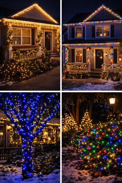 Pro 100 HD 5MM Mini Light Strings - STATIC Bulbs with Green Wire