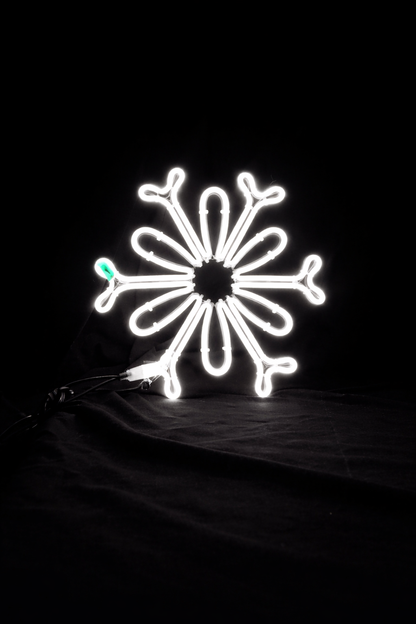 Neon - Single Loop Snowflake