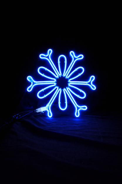 Neon - Single Loop Snowflake
