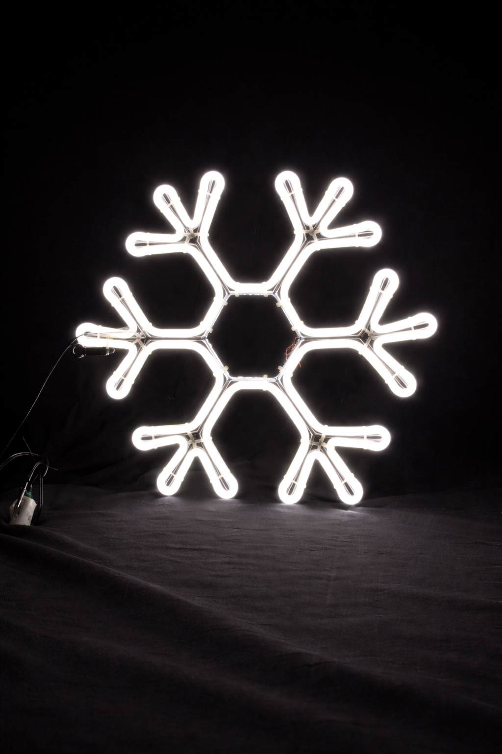 Neon - Hanging Hexagon Snowflake