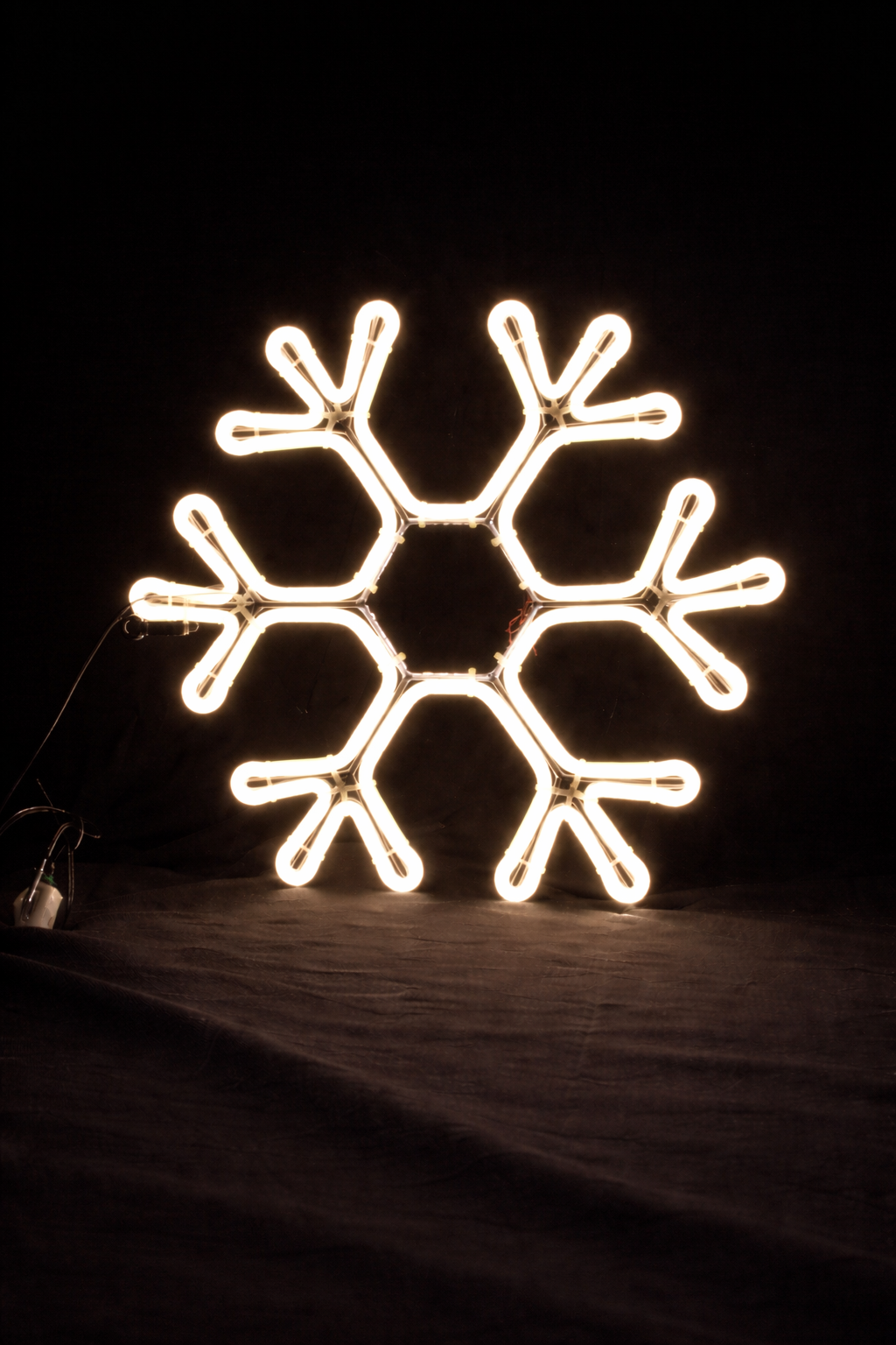 Neon - Hanging Hexagon Snowflake