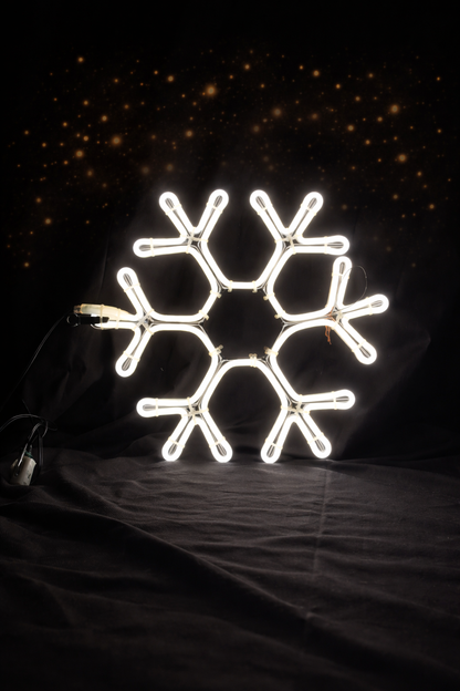 Neon - Hanging Hexagon Snowflake