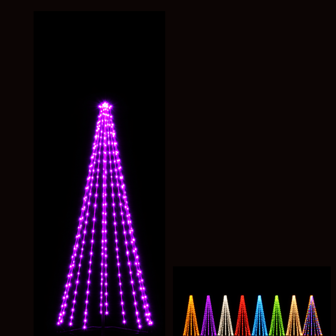 6 Ft. Static LED 3-D Tree