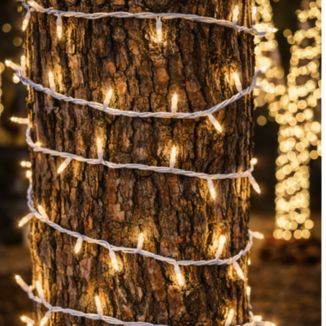 Pro 100 HD 5MM Mini Light Strings - Static Bulbs with WHITE Wire