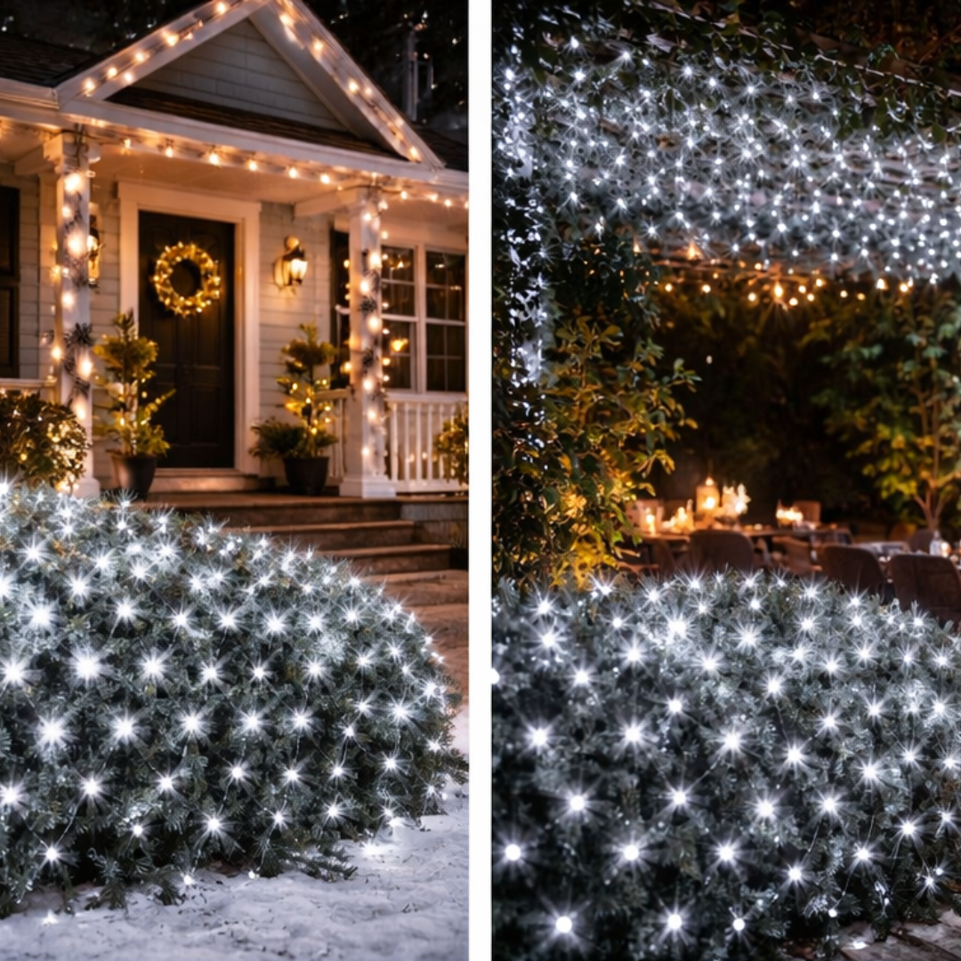 M5 LED Cool White Net Lights (3251-P)