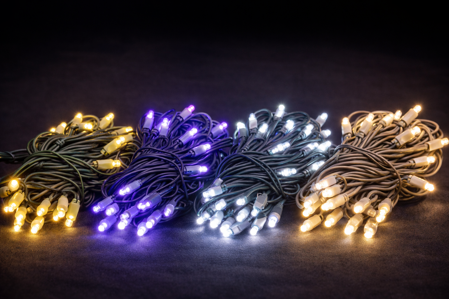Standard Led String 5MM LED Light Strings - with Green Wire (XL-286) – HolidayLights.com