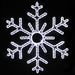 giant, commercial-grade, outdoor, Christmas, holiday, LED, rope light, quality, durable, motif, snowflake, decoration, hanging snowflake, 2021, pure white