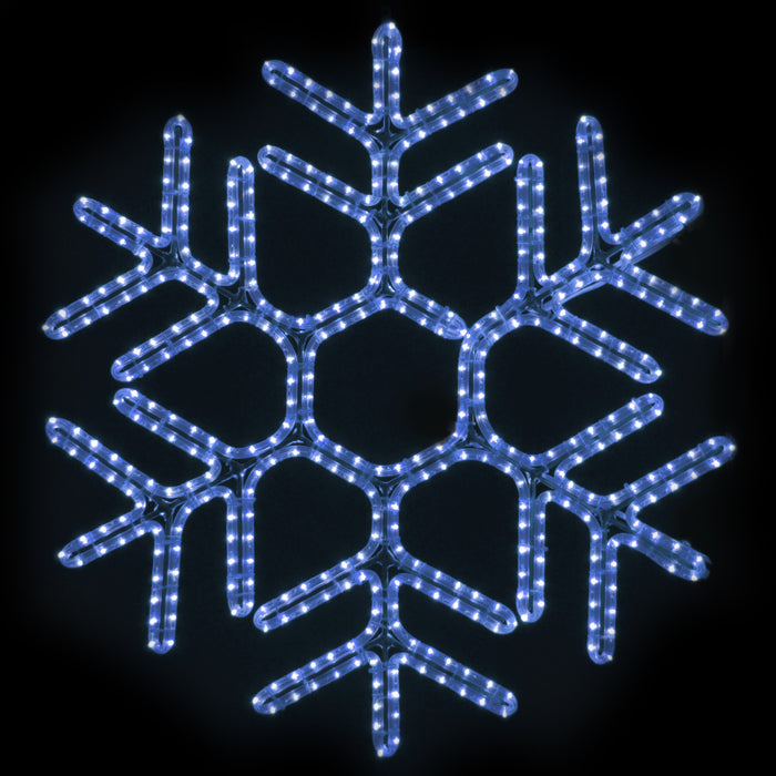 3D Standing Snowflake Motif