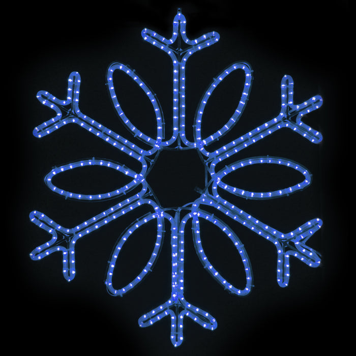 3D Standing Snowflake Motif