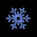 giant, commercial-grade, outdoor, Christmas, holiday, LED, rope light, quality, durable, motif, snowflake, decoration, hanging snowflake, 2021, blue