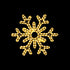 giant, commercial-grade, outdoor, Christmas, holiday, LED, rope light, quality, durable, motif, snowflake, decoration, hanging snowflake, 2021, warm white