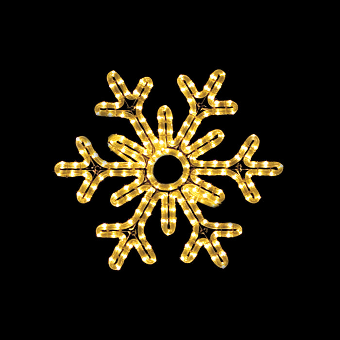 giant, commercial-grade, outdoor, Christmas, holiday, LED, rope light, quality, durable, motif, snowflake, decoration, hanging snowflake, 2021, warm white