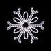 outdoor, indoor, LED, bulb, lights, quality, durable, commercial-grade, light motif, religious, Christmas, holiday, aluminum, decoration, giant, snowflake, pure white, 2021