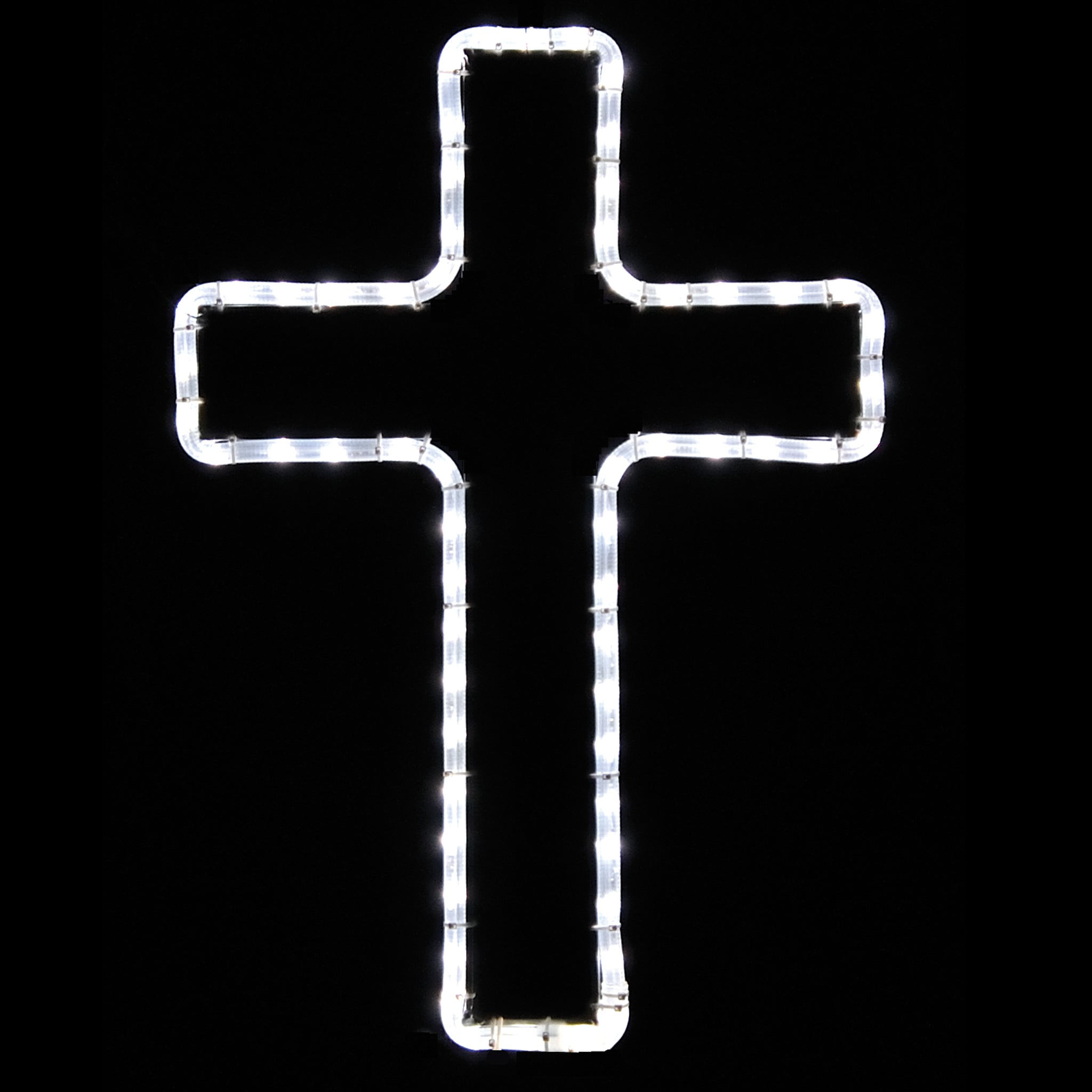 LED Crosses for Outdoors, Lit Cross Displays — HolidayLights.com