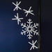 large, commercial-grade, outdoor, Christmas, holiday, LED, rope light, quality, durable, motif, decoration, snowflake, pole, mounted, 2021, pure white