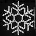 large, commercial-grade, outdoor, Christmas, holiday, LED, rope light, quality, durable, motif, decoration, snowflake, pole, mounted, 2021, pure white