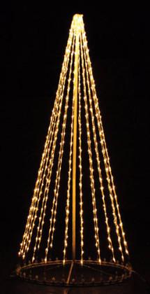 giant, life-size, commercial-grade, outdoor, Christmas, holiday, LED, bulb, lights, aluminum frame, quality, durable, motif, display, 2021, LED Tree, 3D, trees, warm white, white