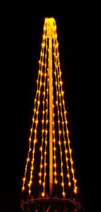 giant, life-size, commercial-grade, outdoor, Christmas, holiday, LED, bulb, lights, aluminum frame, quality, durable, motif, display, 2021, LED Tree, 3D, trees, yellow