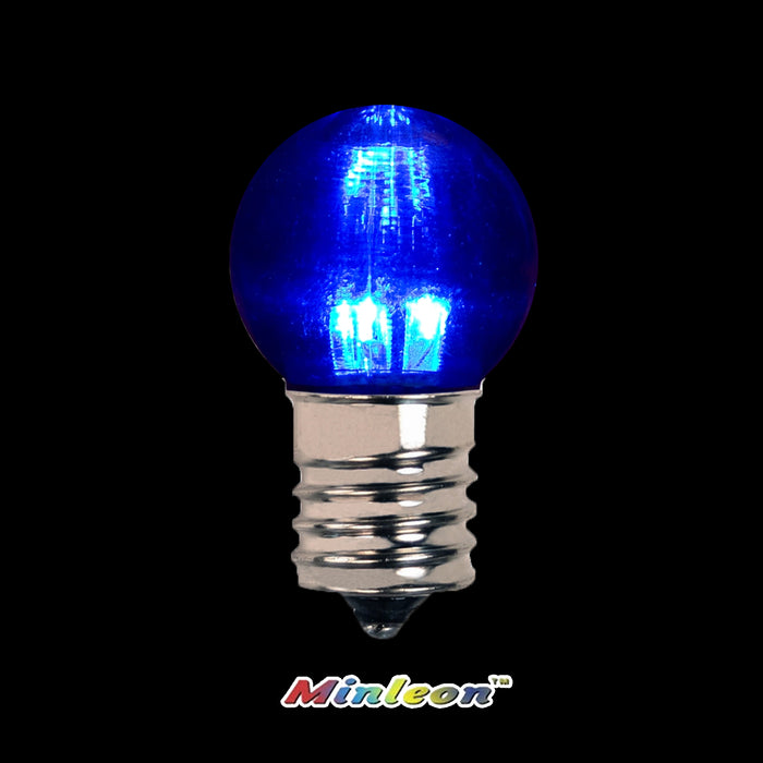 Blue Minleon G30 LED Bulbs Professional Christmas Decorations Holiday Lights 2022