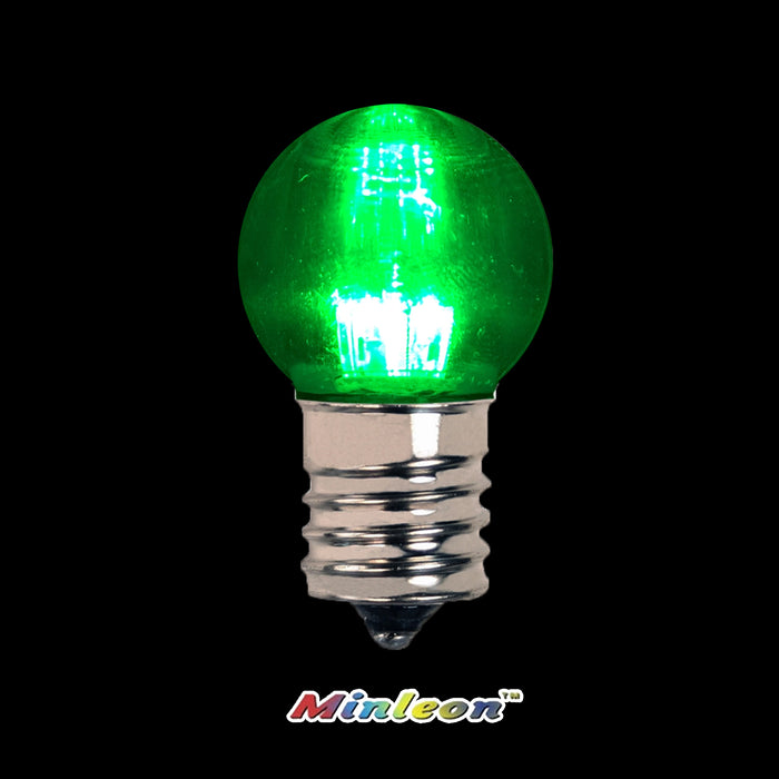 Green Minleon G30 LED Bulbs Professional Christmas Decorations Holiday Lights 2022