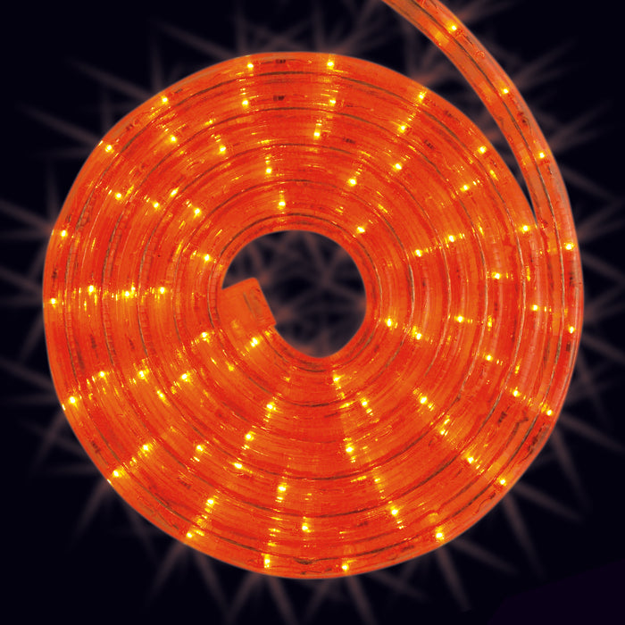 Orange, rope light, roll, splice, cut to size, commercial-grade, outdoor, Christmas, holiday, LED, quality, durable, 2021