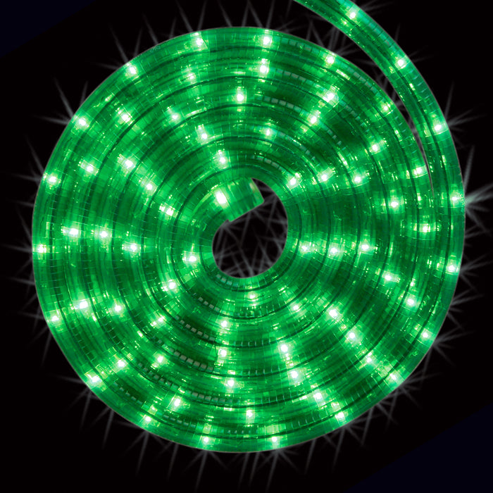Green, rope light, roll, splice, cut to size, commercial-grade, outdoor, Christmas, holiday, LED, quality, durable, 2021