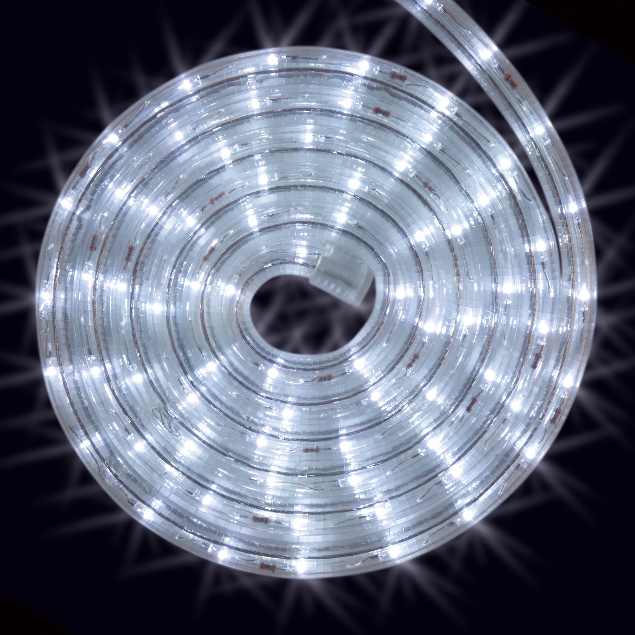 Pure white, rope light, roll, splice, cut to size, commercial-grade, outdoor, Christmas, holiday, LED, quality, durable, 2021
