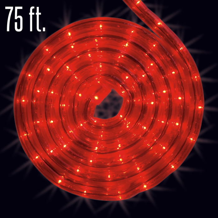 Red, rope light, roll, splice, cut to size, commercial-grade, outdoor, Christmas, holiday, LED, quality, durable, 2021