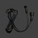 6 ft. LED Black extension cord, Light Sets, Icicles or Net Lights , lighting separate shrubs and trees. outdoor lighting accessories