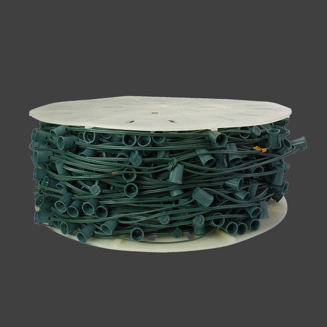 outdoor, indoor, LED, bulb, lights, quality, durable, commercial-grade, replacement, C7, 2021, green, wire, spool, bulk, roll, sockets, spt-1, 18 awg