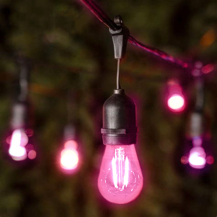 outdoor, indoor, pink, LED, bulb, string lights, lights, quality, durable, replacement, E26, 2021
